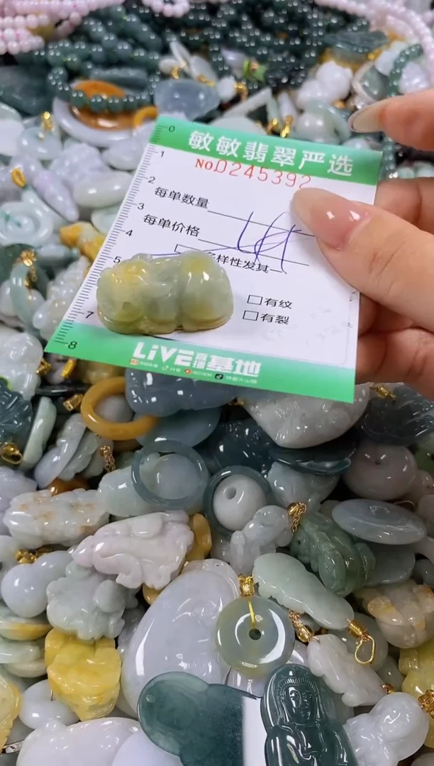翡翠未镶嵌颈饰闪购0245392多样性发其一