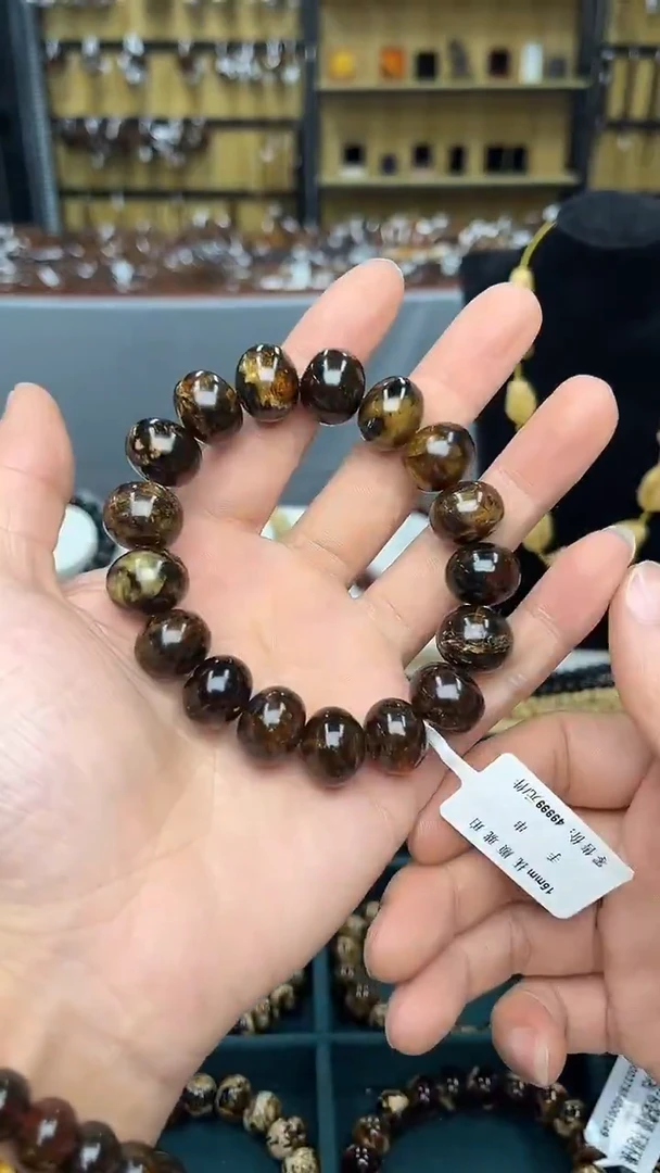 裸石琥珀未镶嵌抚顺琥珀15+花蜡多样性发其一