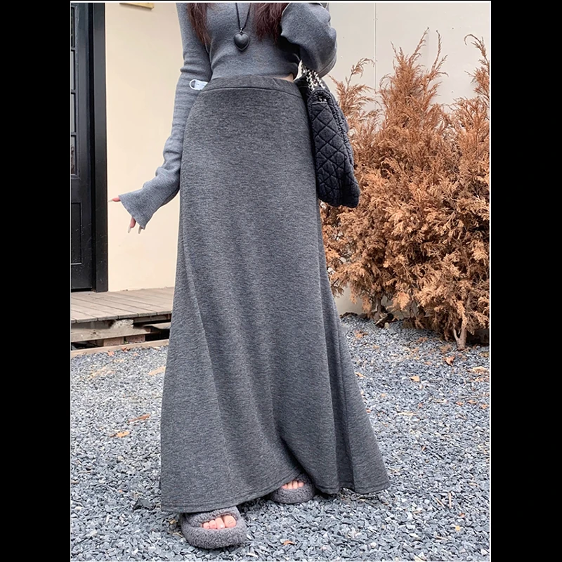 【春款鱼尾裙】孕妇裙产前后可穿半身裙百搭垂感无托腹A字拖地长裙