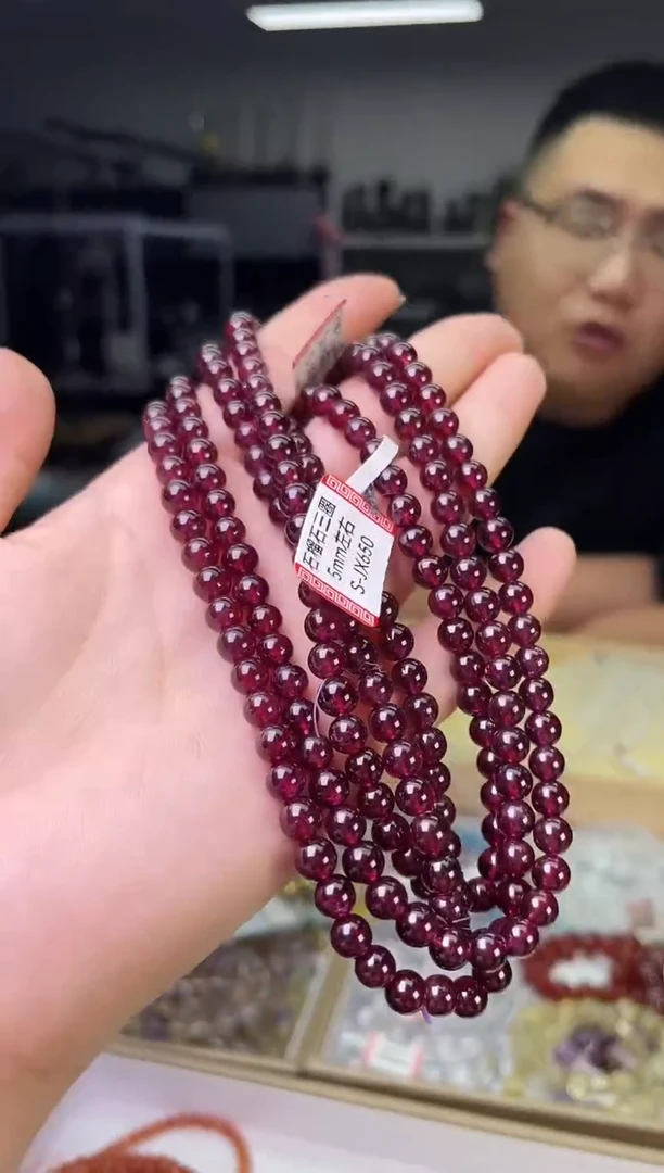 未镶嵌手串石榴石5/560多样性发一件