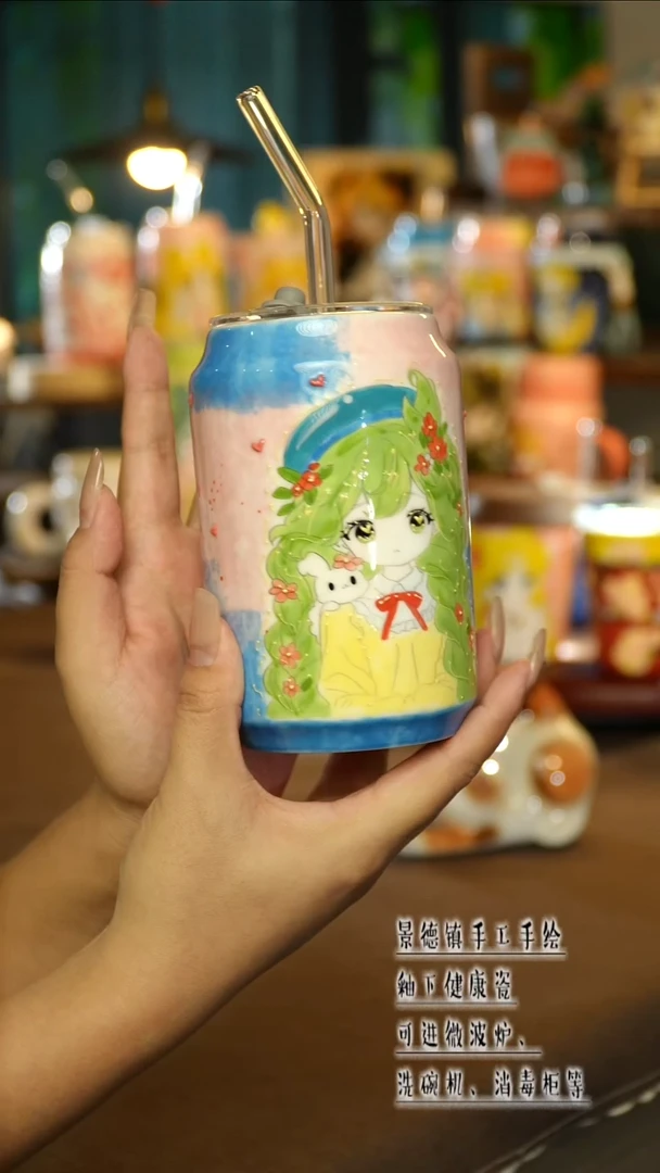 景德镇陶瓷手工手绘&A009