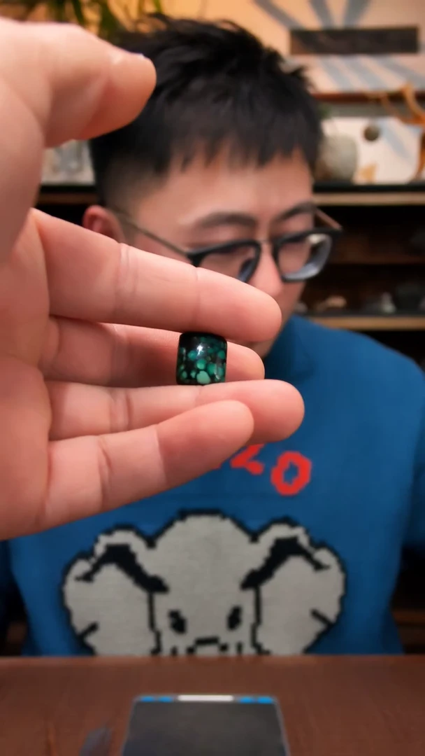 未镶嵌绿松石裸石绿松石方牌SH