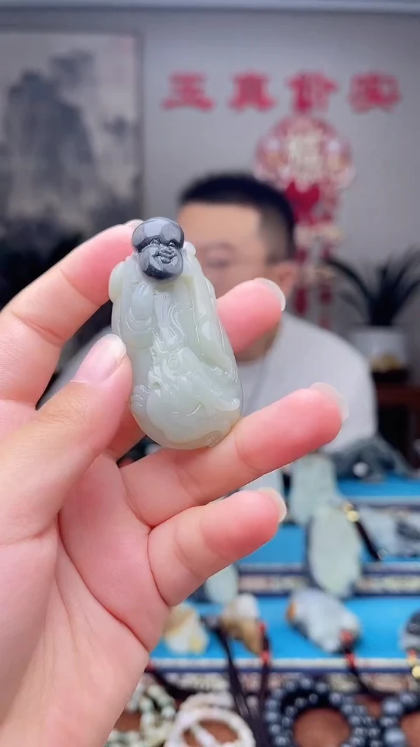 和田玉未镶嵌挂件1