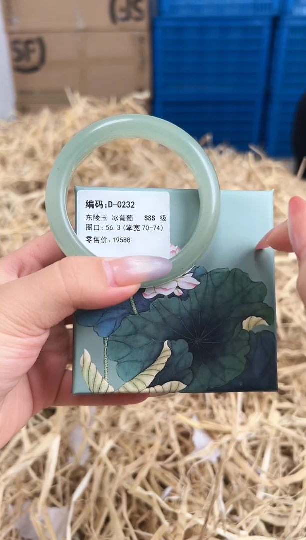 未镶嵌手镯石英质玉D-0232
