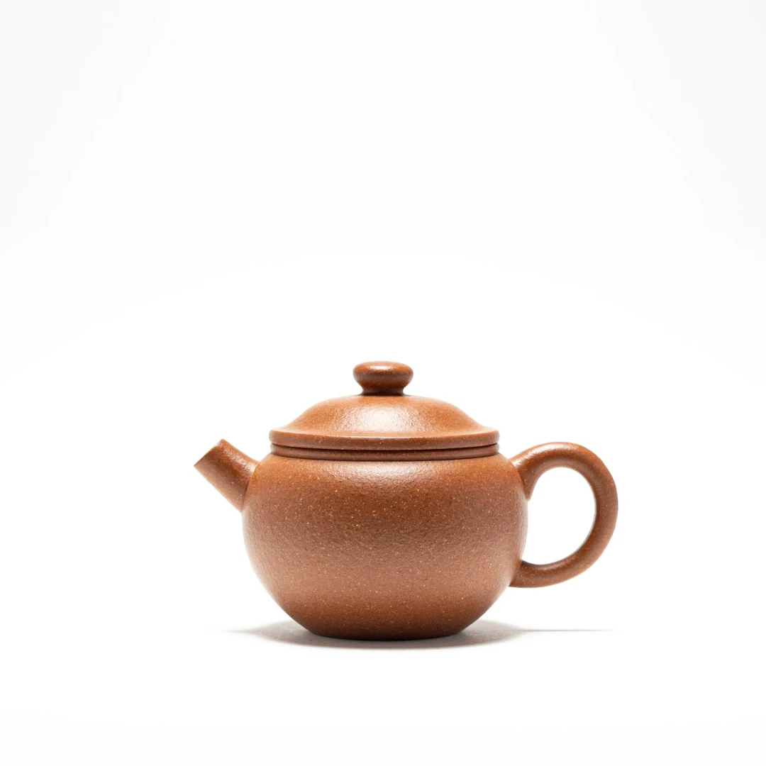 【亘古】《巨轮珠》精工半手 黄降坡 约130cc 手工紫砂茶壶