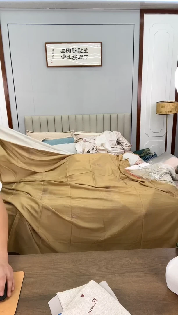 棉锦棉磨毛床单土豪金床单240*240cm