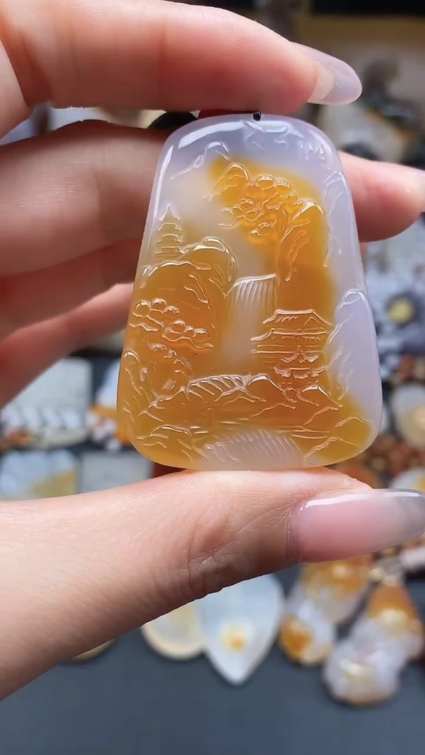 【闪购商品】玛瑙/玉髓颈饰未镶嵌dd