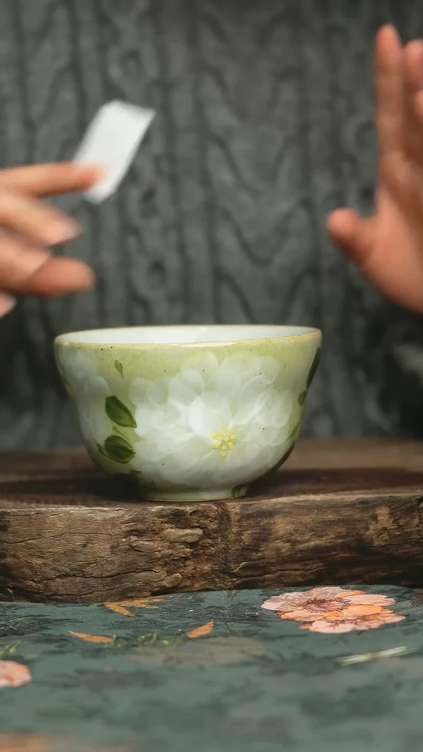 【闪购商品】瓷片釉下彩手工手绘同款陶器