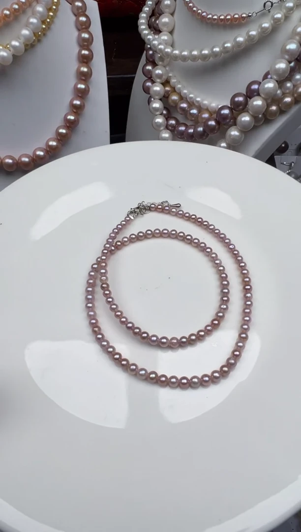 淡水珍珠未镶嵌颈饰1