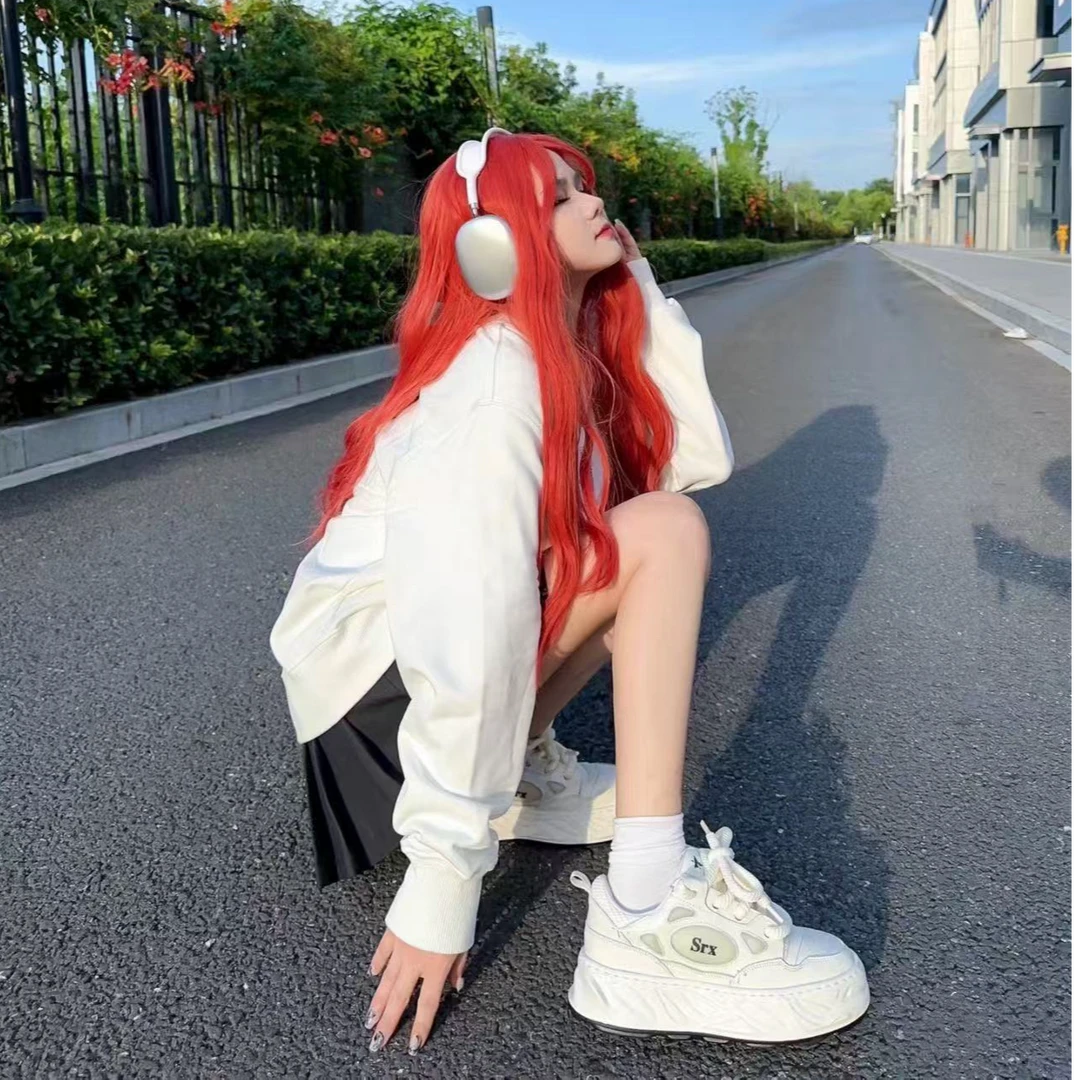 时尚春秋季男女同款情侣背标老花圆领复古运动时尚卫衣14