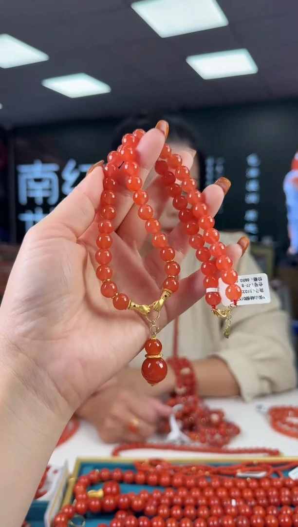 未镶嵌珠串南红玛瑙多样发其一/8/2508972980899