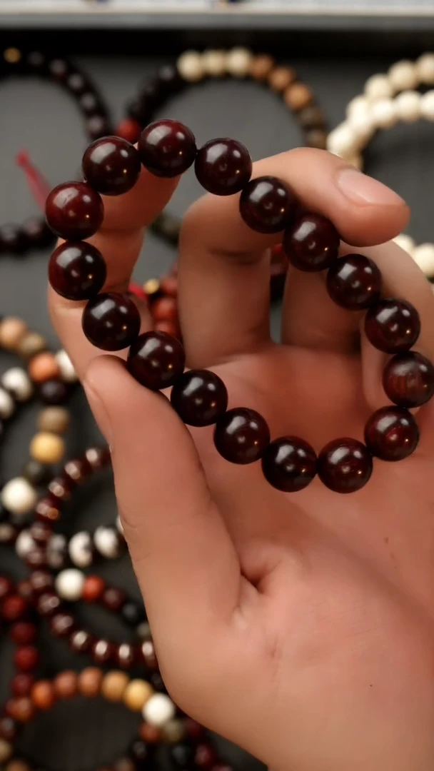 檀香紫檀（小叶紫檀）手串/手链小叶紫檀12mm