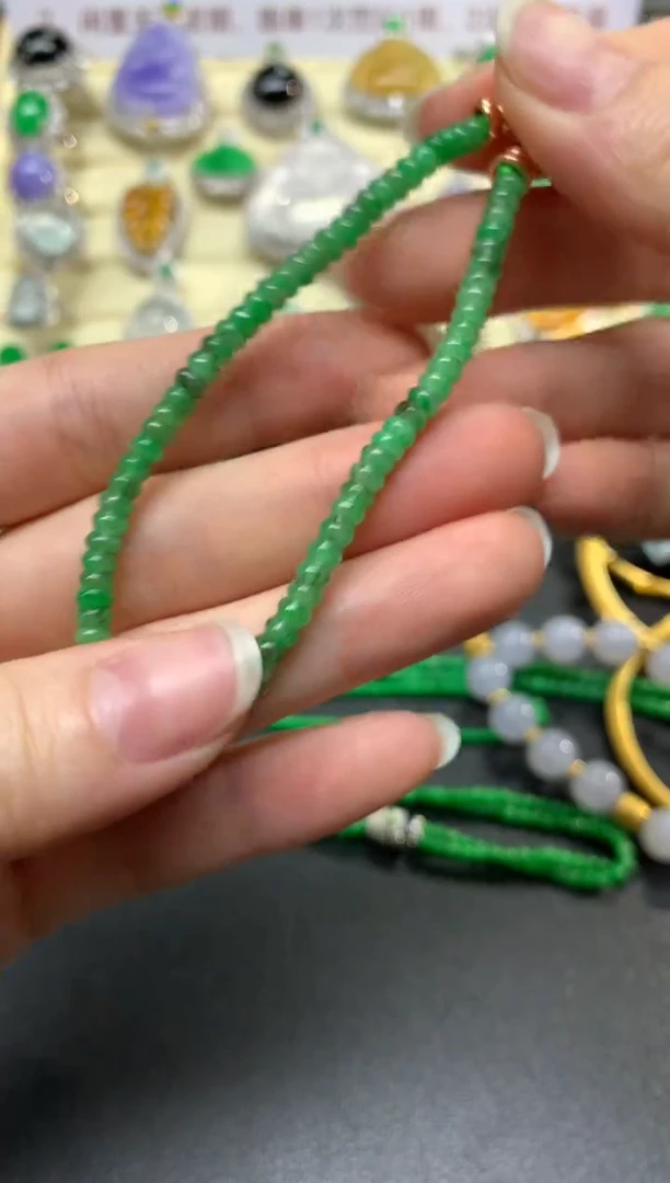 未镶嵌手串翡翠手串|600+60