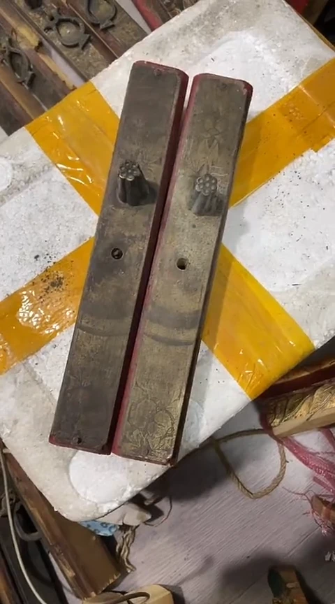 【闪购商品】香榧木一对孤品木雕30