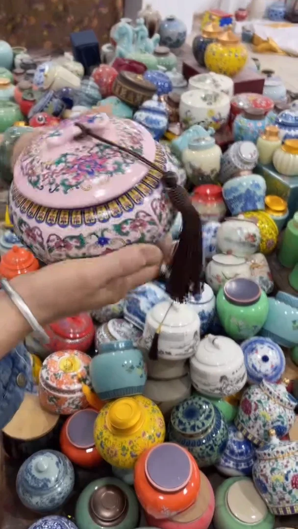 摆件孤品茶叶罐密封罐储物罐直播间临时链接浮力