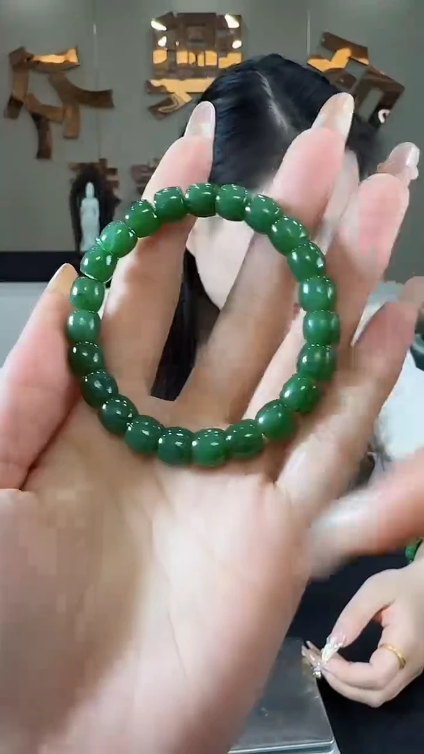 【闪购商品】和田玉手串未镶嵌手串约卡9