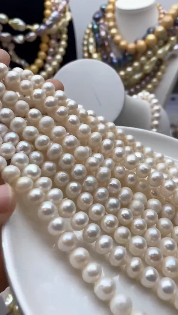 【闪购商品】淡水珍珠颈饰钛钢17