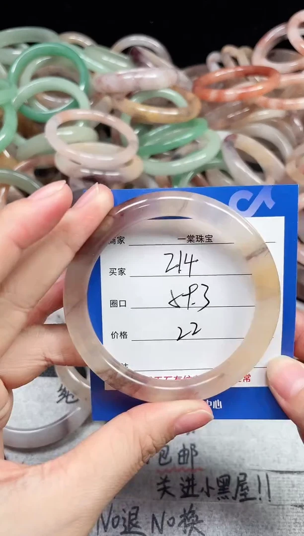 未镶嵌手镯石英质玉214