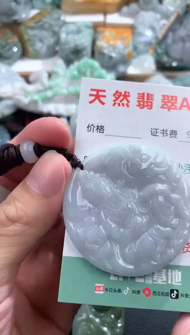翡翠未镶嵌颈饰1
