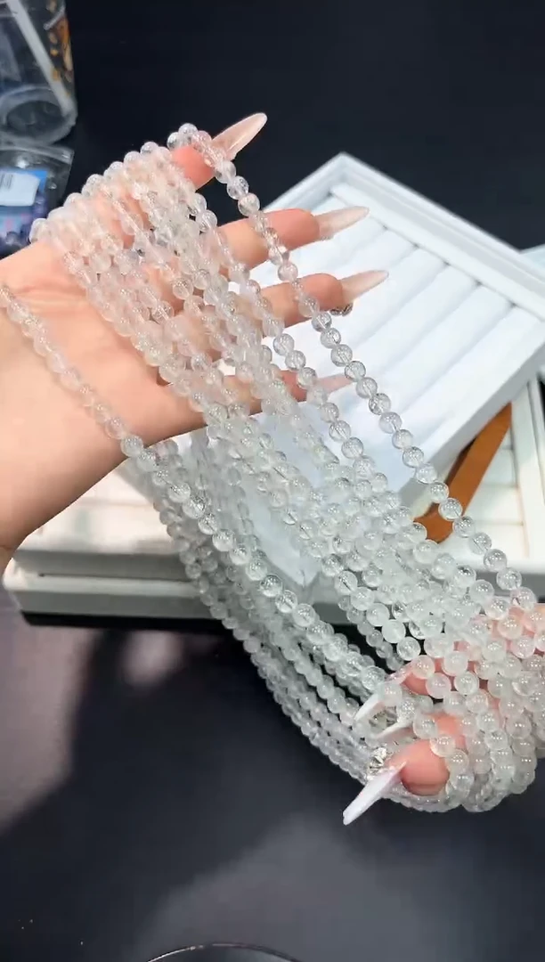 水晶手链未镶嵌6N多样性发其一【1条】默认微瑕