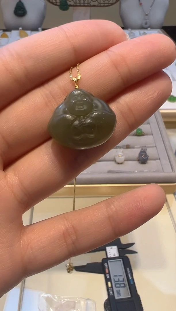 【闪购商品】和田玉颈饰银S925镶嵌47