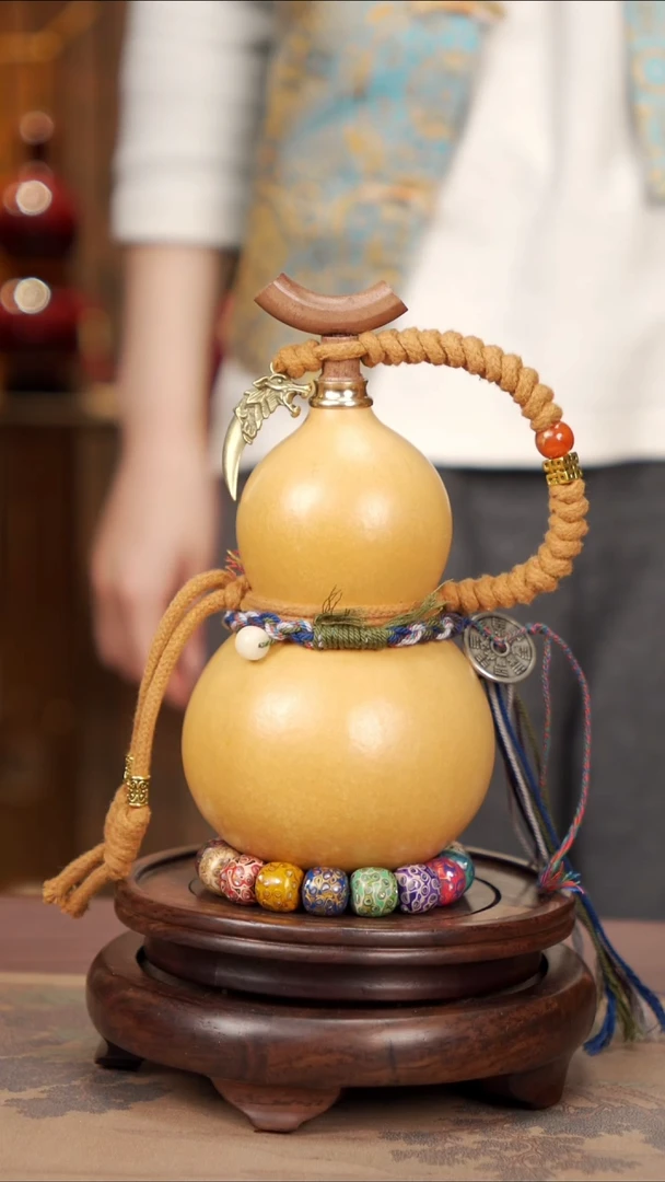 【闪购商品】63易林大漆酒葫芦----128