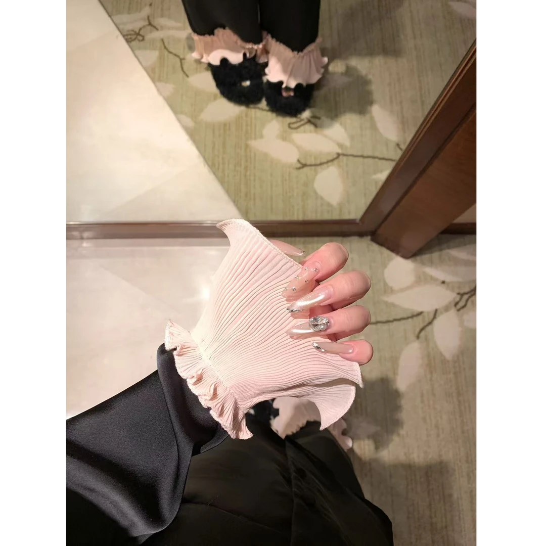 慧芝huizhi HZ195气质套装 定制款 甜美撞色木耳边富婆套装