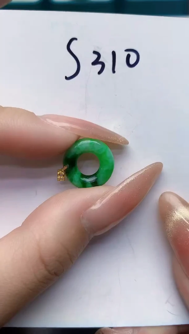 【闪购商品】翡翠颈饰18K金镶嵌000000000