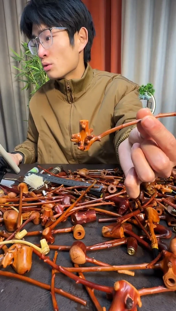 一物一图檬子木手工香烟嘴