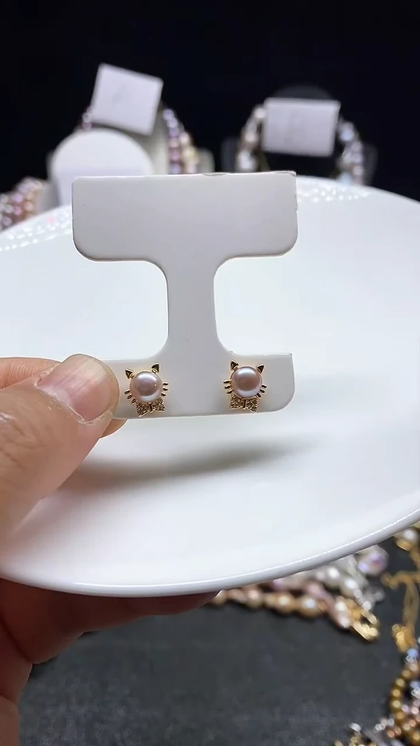 【闪购商品】淡水珍珠耳饰未镶嵌多人