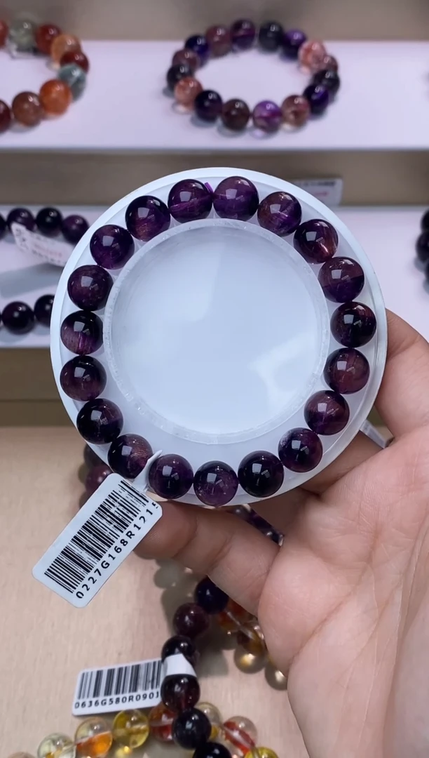 【闪购商品】水晶手链未镶嵌紫超七10m+