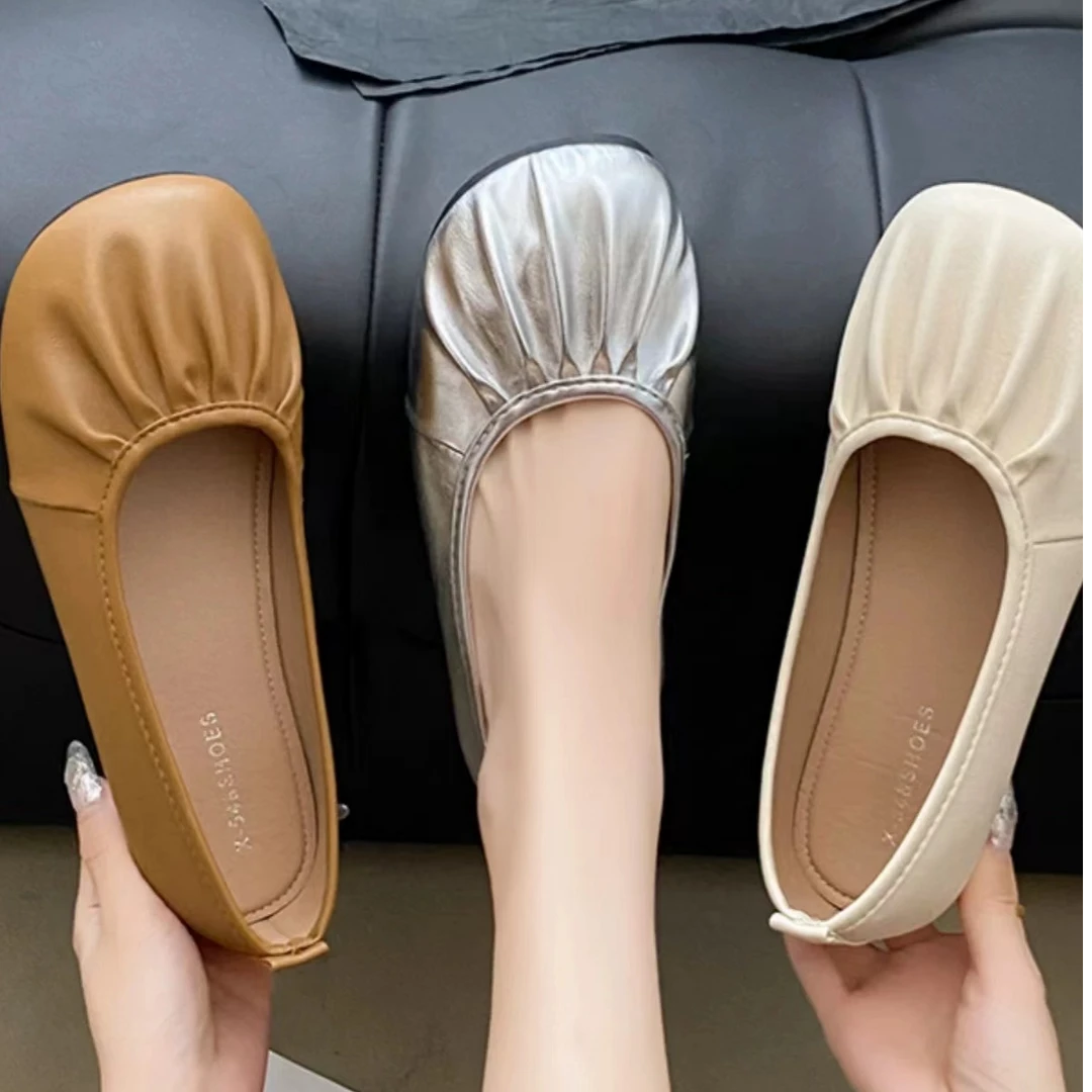 春季时尚小皮鞋英伦风软底舒适百搭款乐福单鞋8808(平底单鞋)