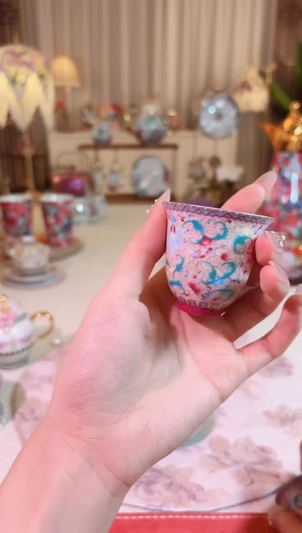 【闪购商品】瓷花开盛世 静雅小杯 45ml