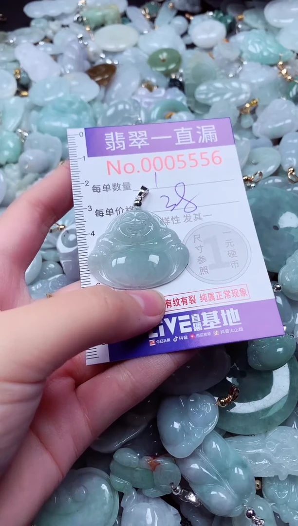 吊坠(不含链)未镶嵌翡翠5556