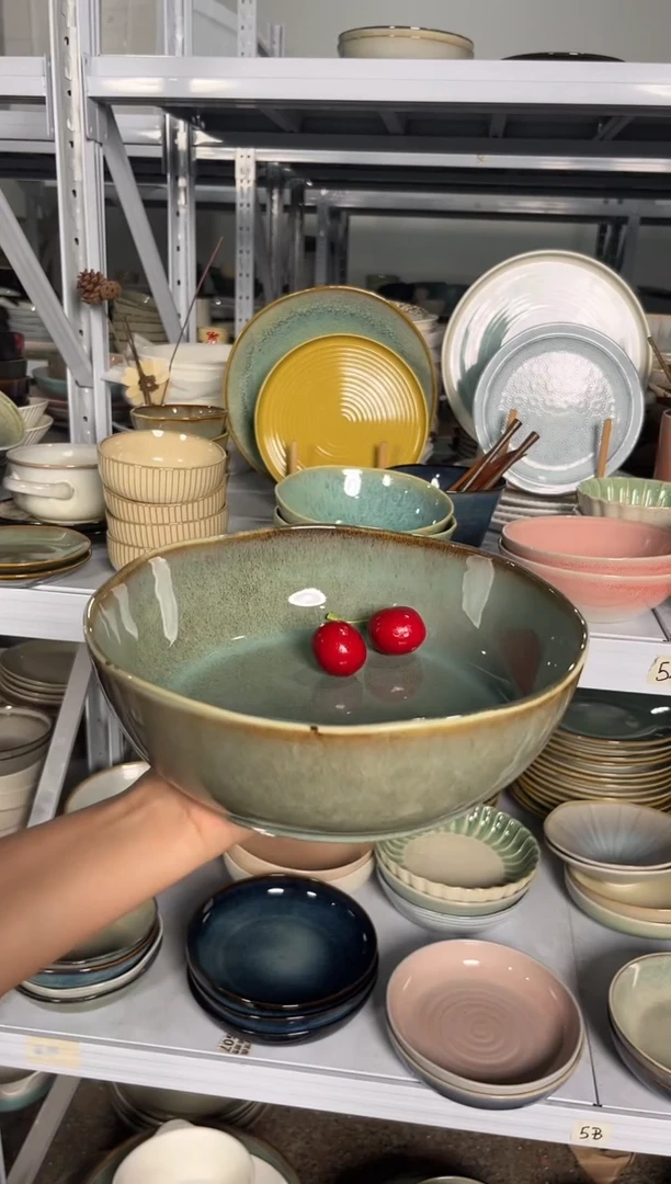 瓷片外贸尾货瑕疵满20包邮X J2A汤碗