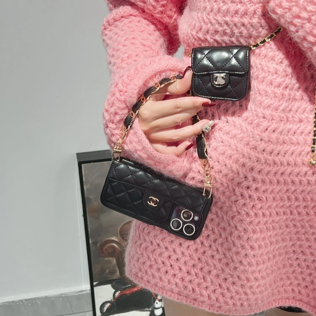 小香横套4包壳卡包苹果手机壳13promax适用14新款15防摔12创意