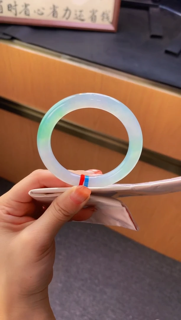 未镶嵌手镯翡翠-C17 圈口55.3 全款10万 定金2万