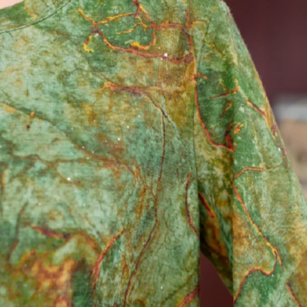 2025新款专柜贵妇人气质绿色气质春夏短袖衬衫E-8233