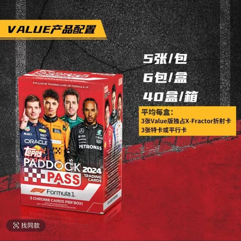 24 Topps F1 车手卡 围场通行证系列【下单默认代拆】