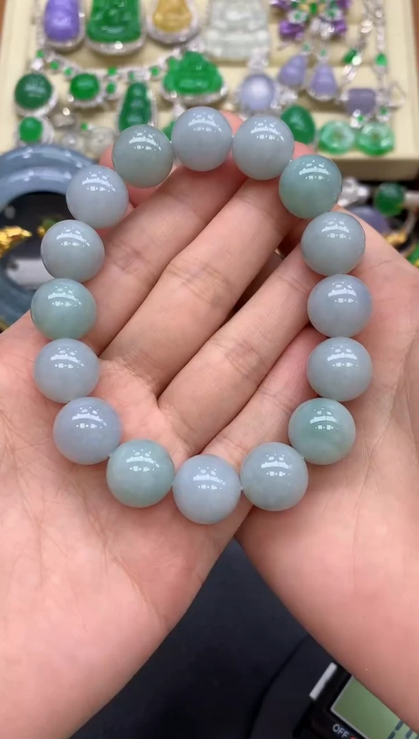 未镶嵌手串翡翠152-中国好珍宝