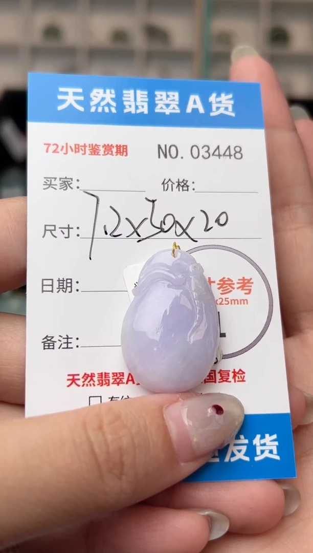 【闪购商品】翡翠颈饰未镶嵌挂件3448