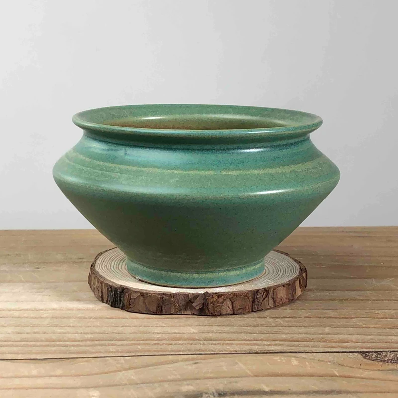 景德镇纯手工柴烧多肉盆复古透气百搭控型控养多肉植物陶瓷花盆