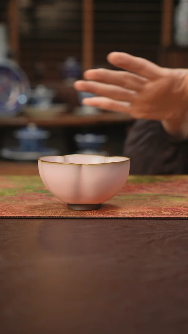 杯景德镇陶瓷杯碗柴烧多人