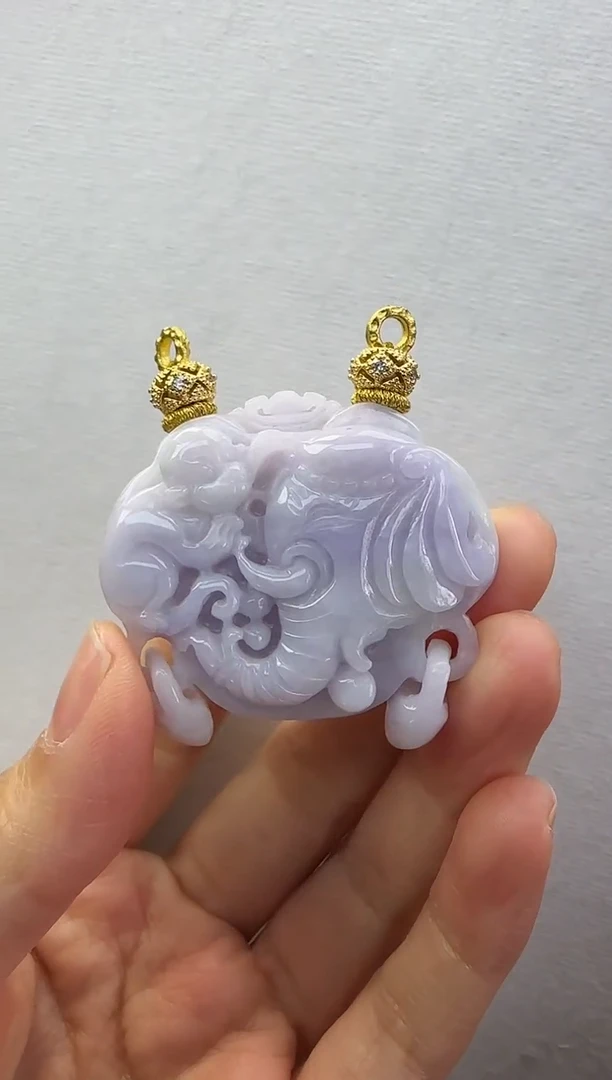 颈饰未镶嵌翡翠国风翡翠