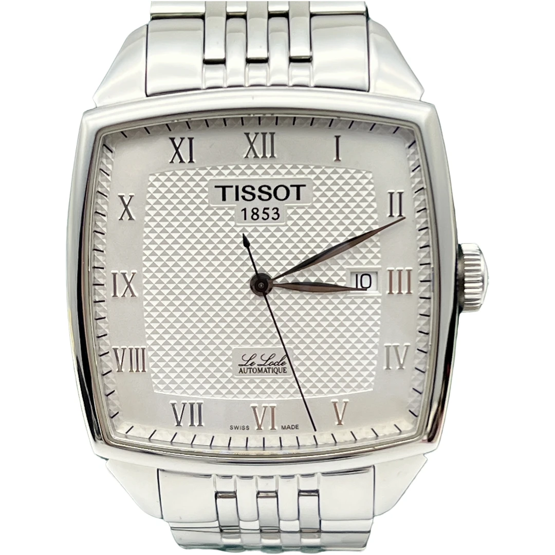 99新 Tissot/天梭 力洛克/臻耀/男士机械白盘/T006/公价7500/39MM