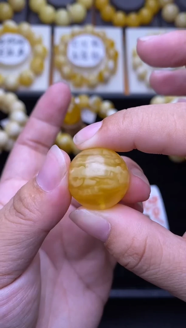 裸石琥珀未镶嵌大小姐珠宝严选28