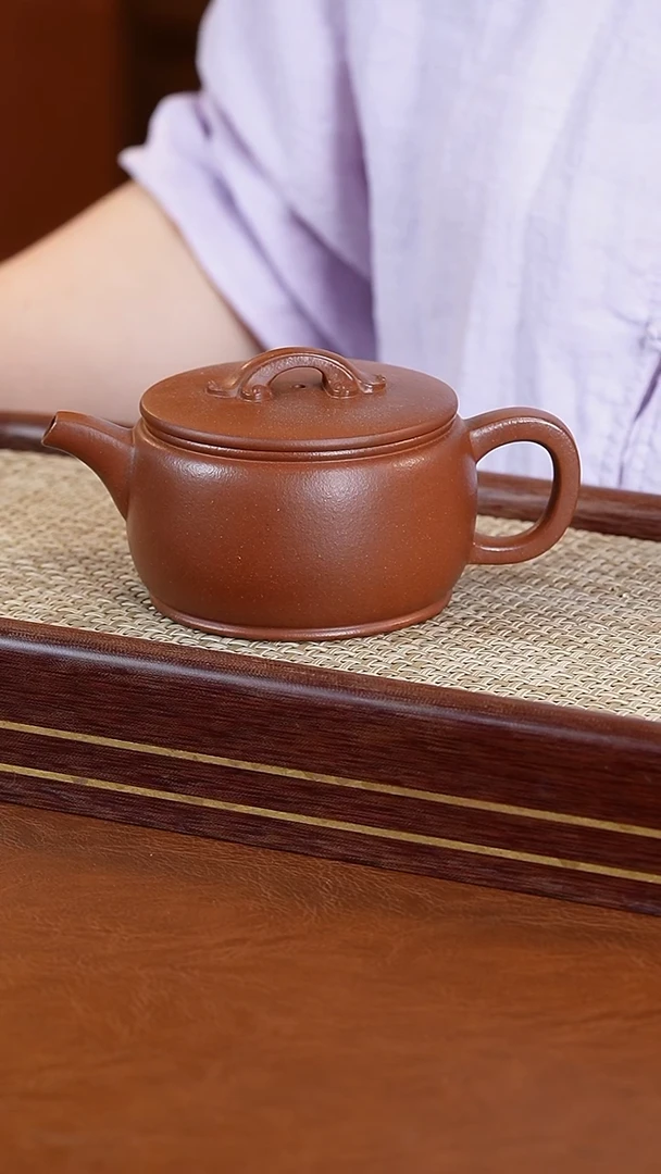茶壶紫砂李能发沉香泥汉瓦壶220cc