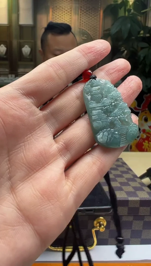 翡翠未镶嵌颈饰YY-2025-5-29-40