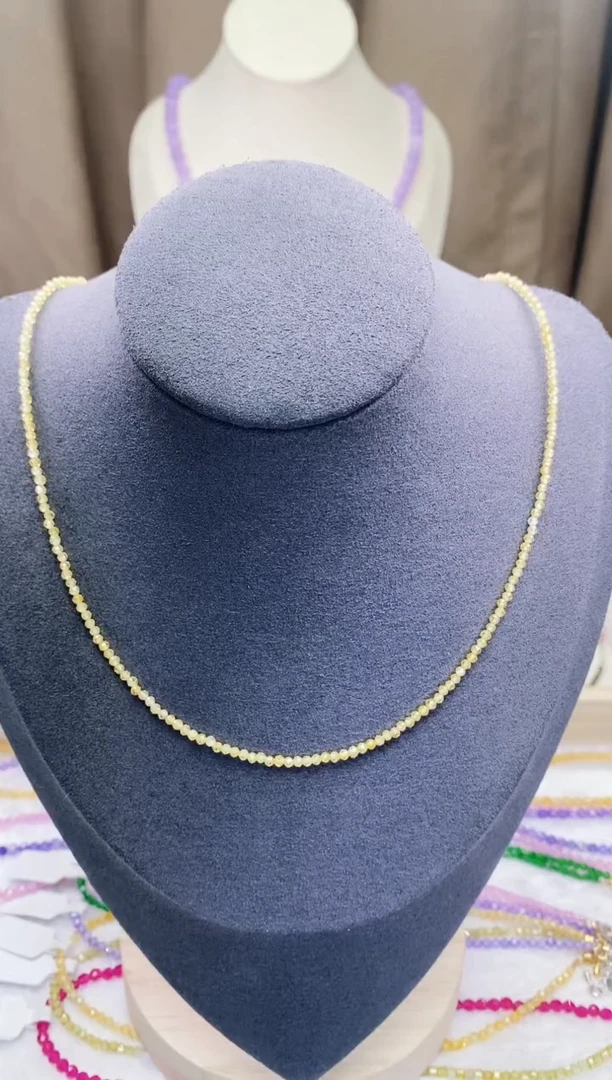 【闪购商品】钻石项链银S925镶嵌诗颜甄选珠宝SYZB68