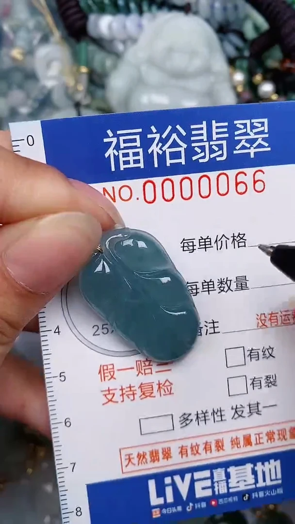 翡翠未镶嵌颈饰...0000066